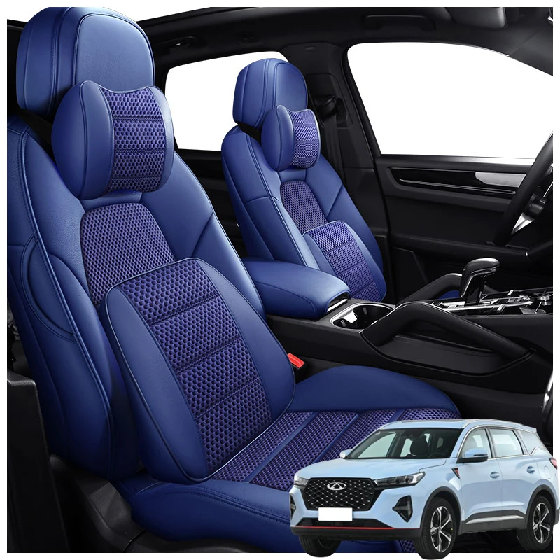 

Кожаные чехлы на автомобильные сиденья на 5 мест, продукция для Chery Tiggo 7 Pro 2020 2021, аксессуары для интерьера