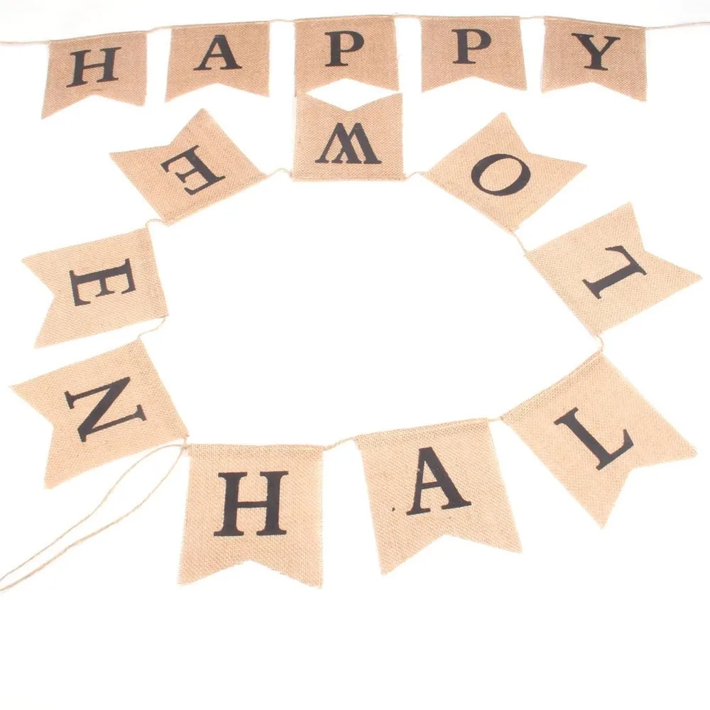 Small Shield Middle Love Linen Pennant Flag DIY Environmental Protection Holiday Party Decoration Photo Booth Props | Дом и сад
