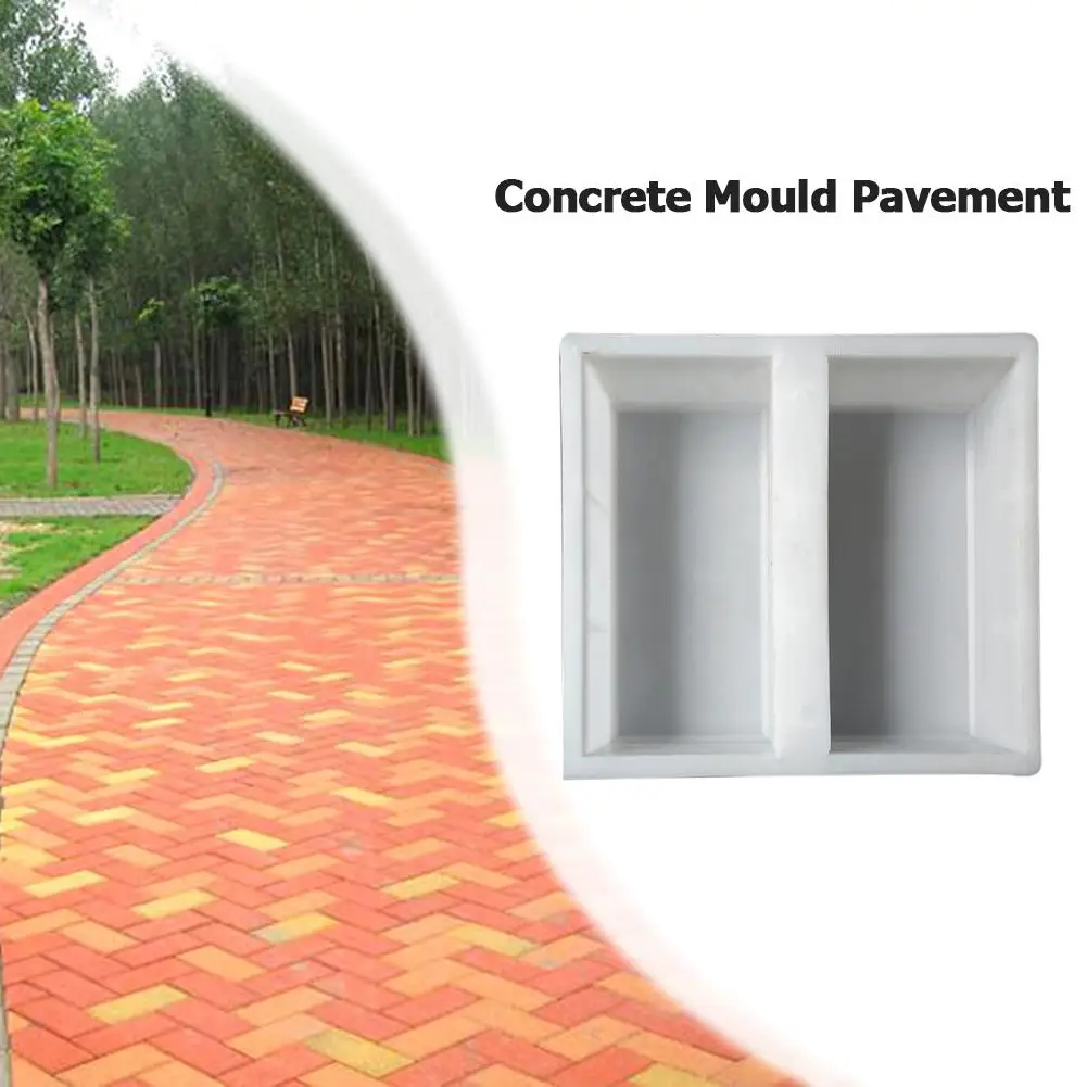 

DIY Courtyard Road Pavement Stone Mold Path Paving Garden Concrete Brick Mould Use Heavy Plastic Mould Garden Stepping Stone