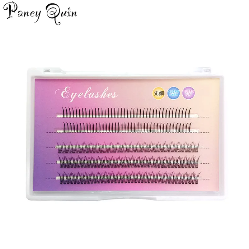 

6D Beautiful Individual Cluster EyeLashes 3D Volume Mink Grafting Fake False Eyelashes Eyelash Extension Individual Bunche