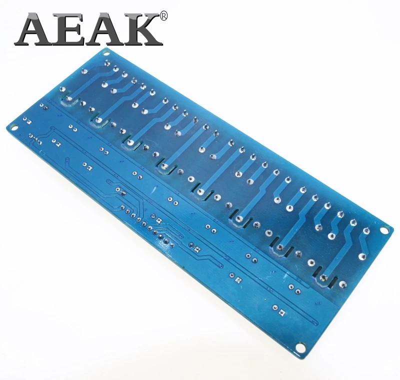 AEAK 8 канальное релейное строение модуль 5 В для arduino контрольная панель реле ПЛК в