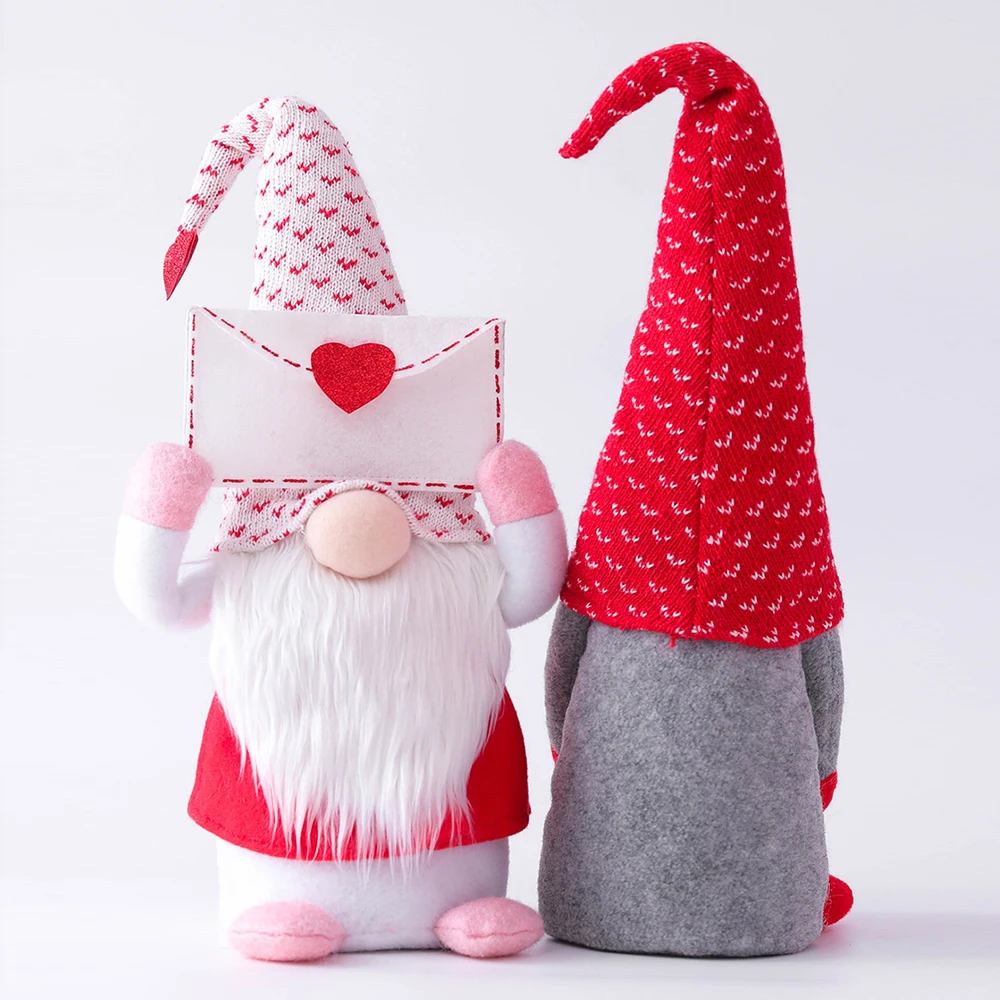 

Couple Doll Home Decorations Valentine's Day Home Wedding Party Desktop Decoration Loveer Letter Goblin Cute Doll Standing Post