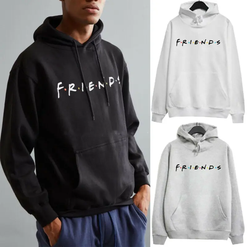 Толстовка Goocheer унисекс с надписью для мужчин и женщин модный джемпер капюшоном