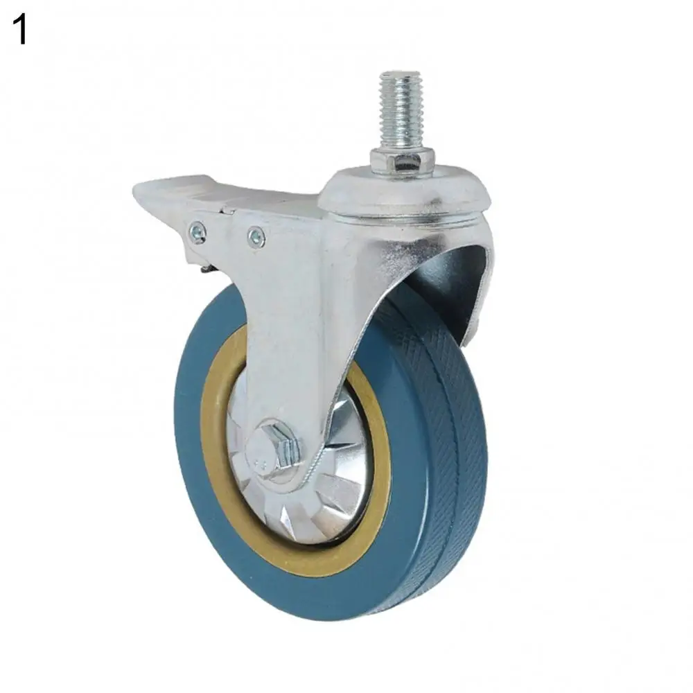 4-дюймовое износостойкое промышленное оборудование из ПВХ Поворотное Колесо с