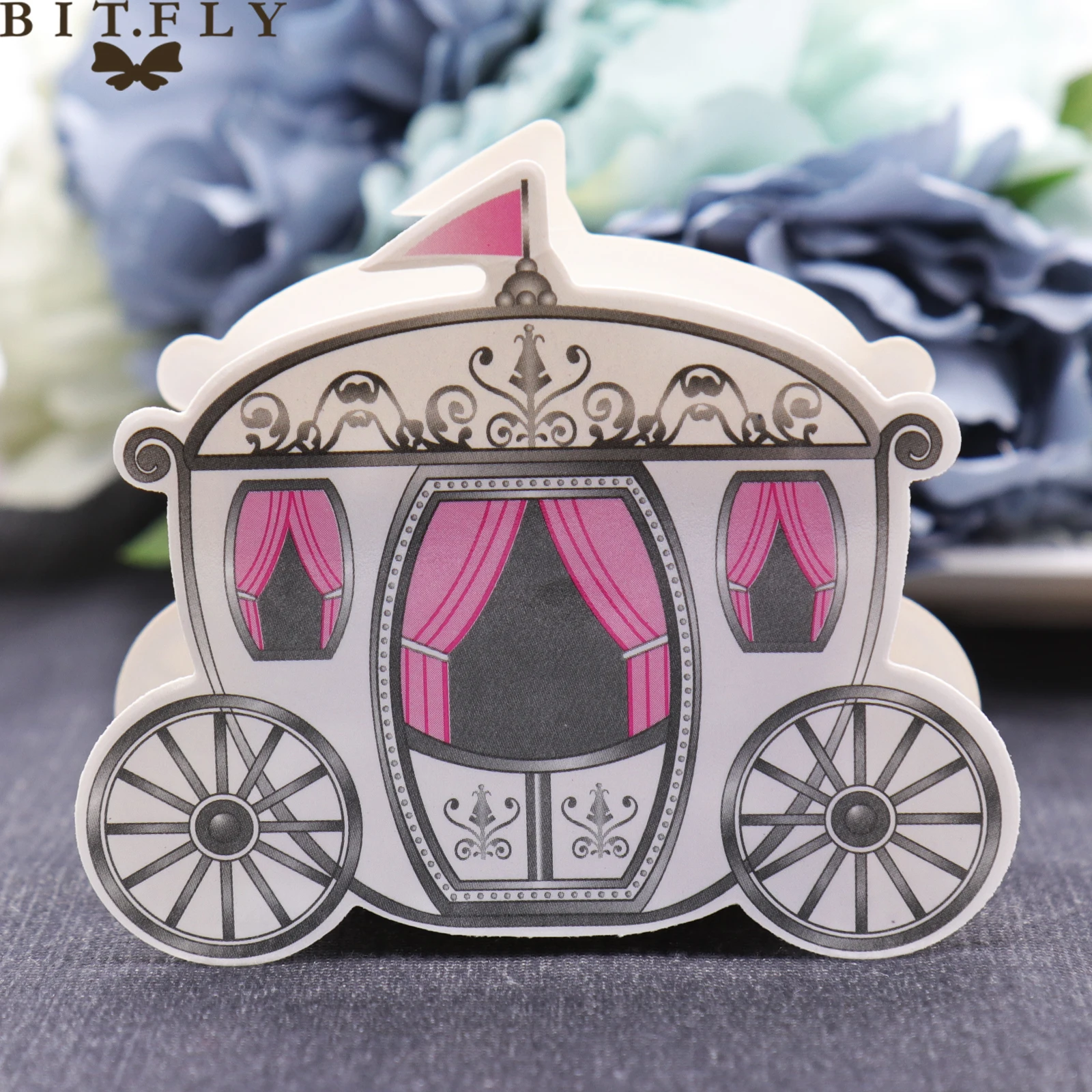 10 шт. коробка для конфет с изображением сказочной тыквы Свадебная бумажная