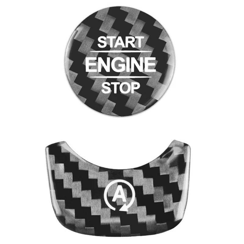 

Carbon Fiber Engine Start Button Sticker for Mercedes Benz A B GLB Class W177 GLB X247 W247 CLA AMG 2020