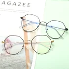 Очки для женщин в многоугольной оправе, винтажные оптические очки для компьютера, с сисветильник Том, для геймеров, CM3424