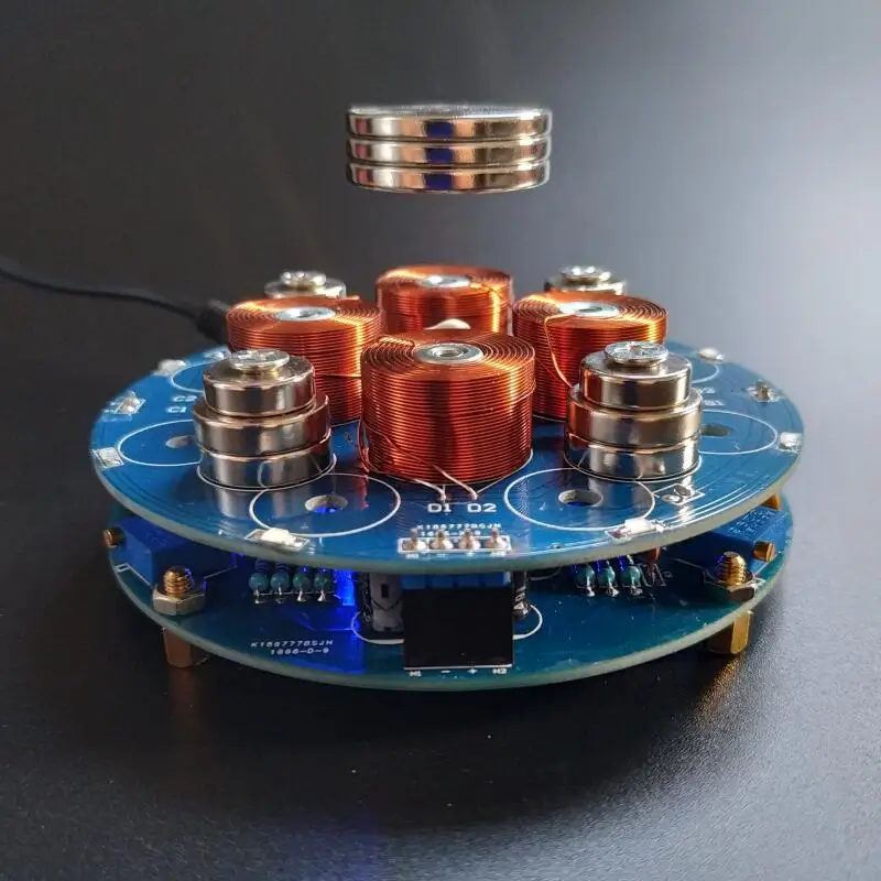 DIY магнитная левитация креативная игрушка Подарки Электромагнитная технология подвеска сердечник лампа несущая 150 г/300 г