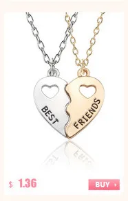 Лучшие друзья воротник cadena hombres y mujeres 2 piezas blanco y negro colgante воротник conjunto BFF amistad joyerica regalo