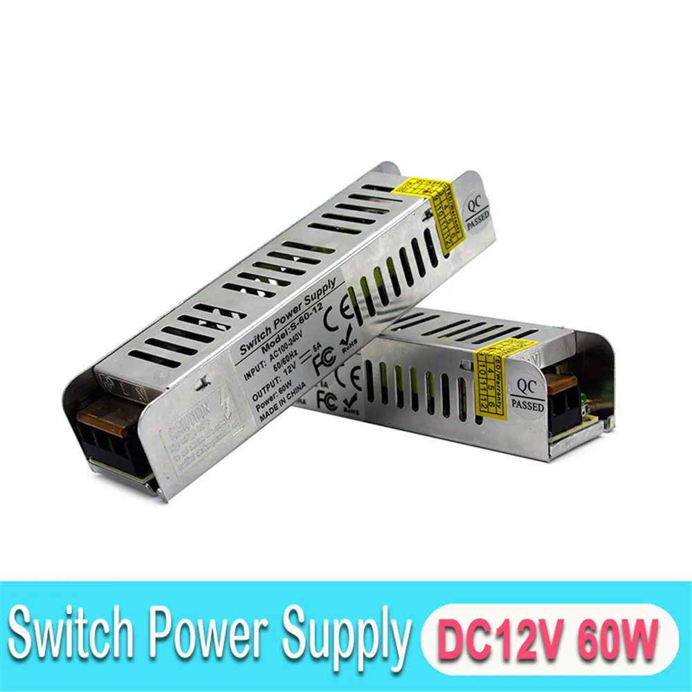 Variable Lighting Transformers DC12V 48W 60W 72W 100W 120W 150W 180W 240W 250W 300W 350W 360W 12V DC Power Supply For LED light | Лампы и