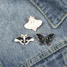 Европейская и американская Новая модная мультяшная персональная брошь в виде бабочки, животного, джинсовый воротник, сотни подходящих украшений, значки