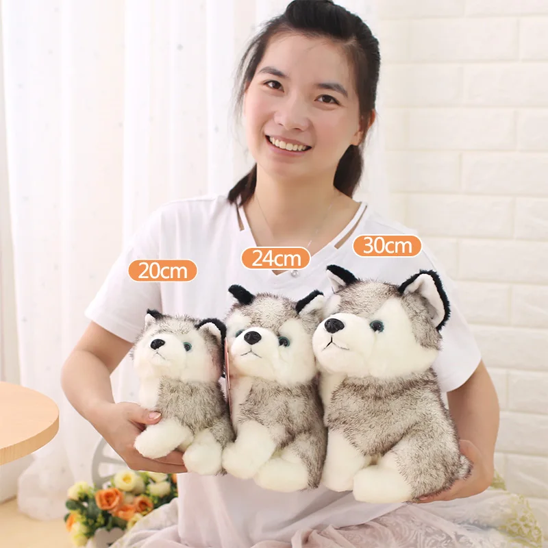 Милая собака мягкая плюшевая игрушка милая качественная имитация милые мягкие