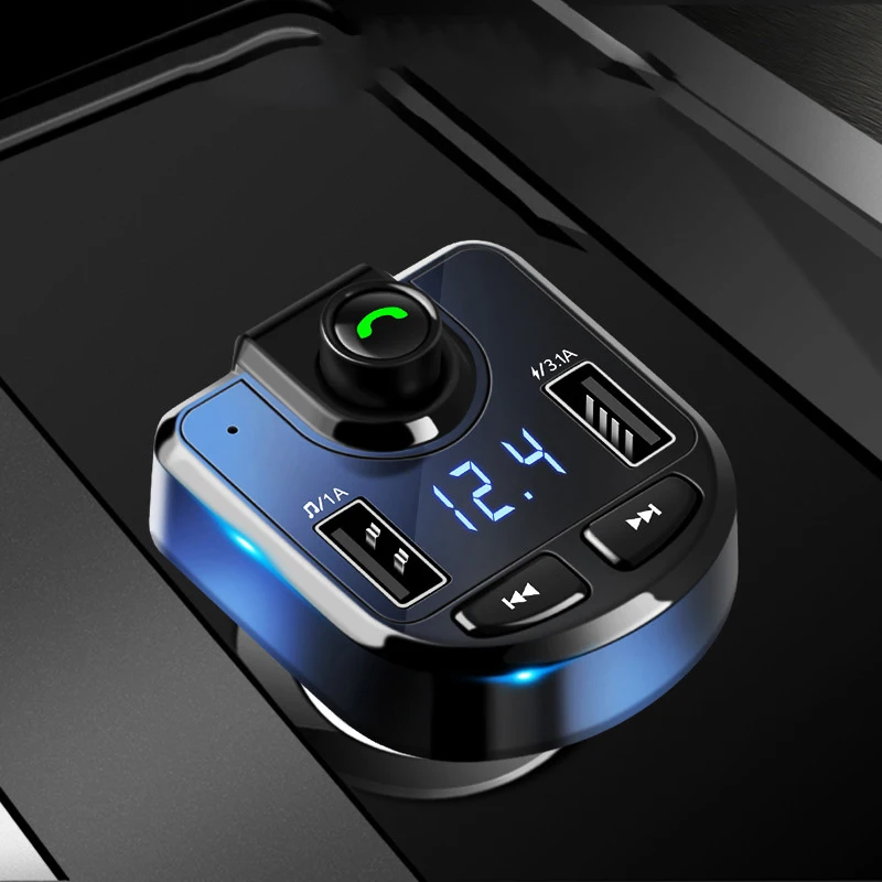 Многофункциональный Автомобильный MP3 с Bluetooth плеером гарнитура для звонков Fm