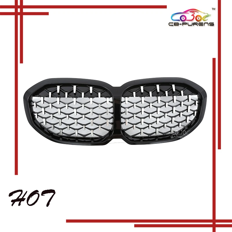 

2020 2021 2022 For BMW 1 Series F40 Replacement Style Diamond Look ABS Plastic Front Kidney Grille Overlay