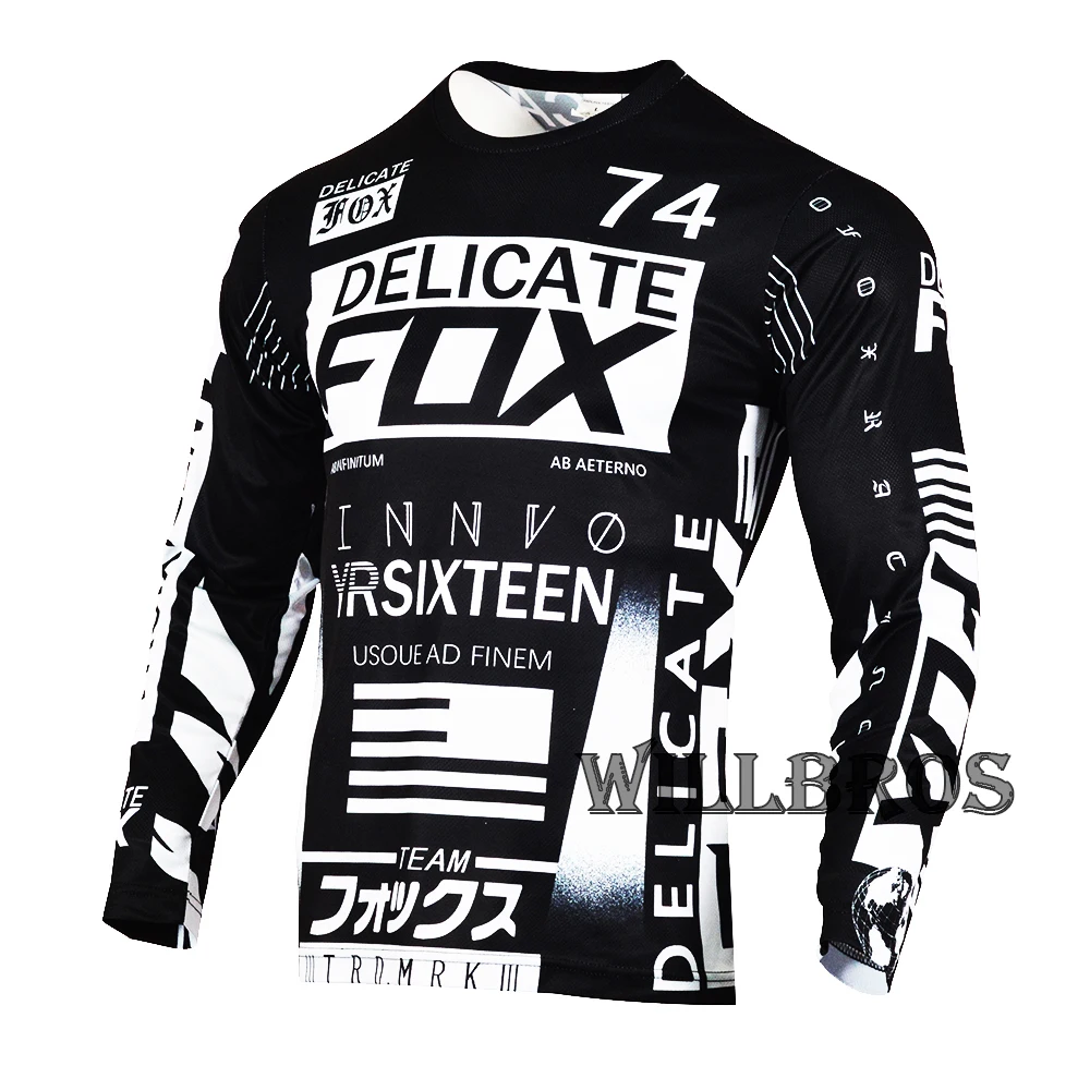 

Delicate Fox 360 Flight Jersey MX Dirt Bike Off-road Motocross Motorbike Racing Summer T-shirt Mens Enduro ATV UTV Long Sleeve