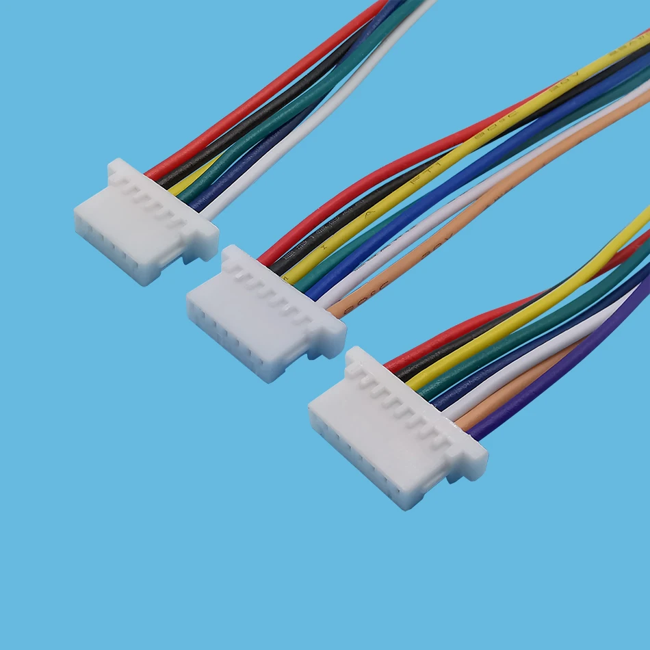 5/10Pcs JST SH1.0 1.0mm Female to Wire Cable Connector Double Head 1.0 2/3/4/5/6/7/8 Pin 28AWG 10CM |