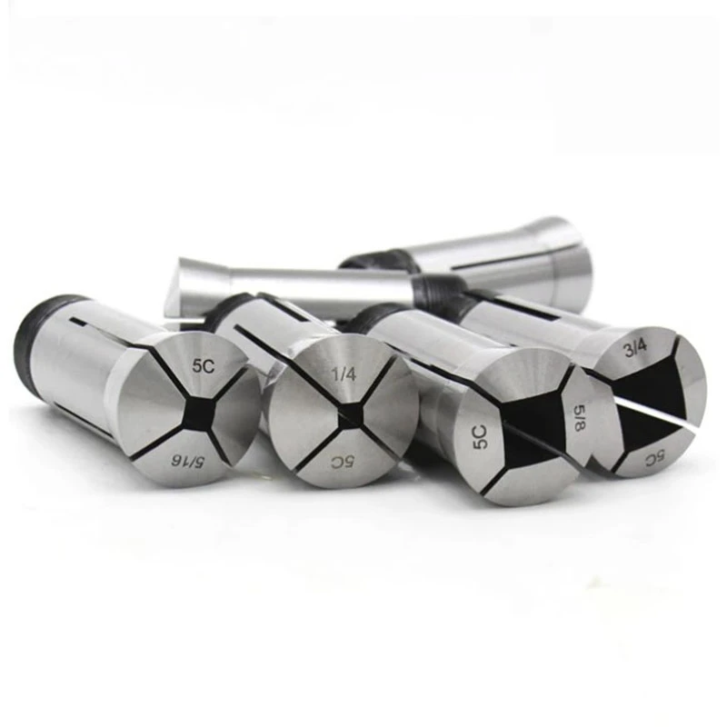 

1 Set Square Hole Type 5C Collet Spring Collet ,Range From 4mm 6mm 8mm 10mm 12mm 14mm for Milling Machine