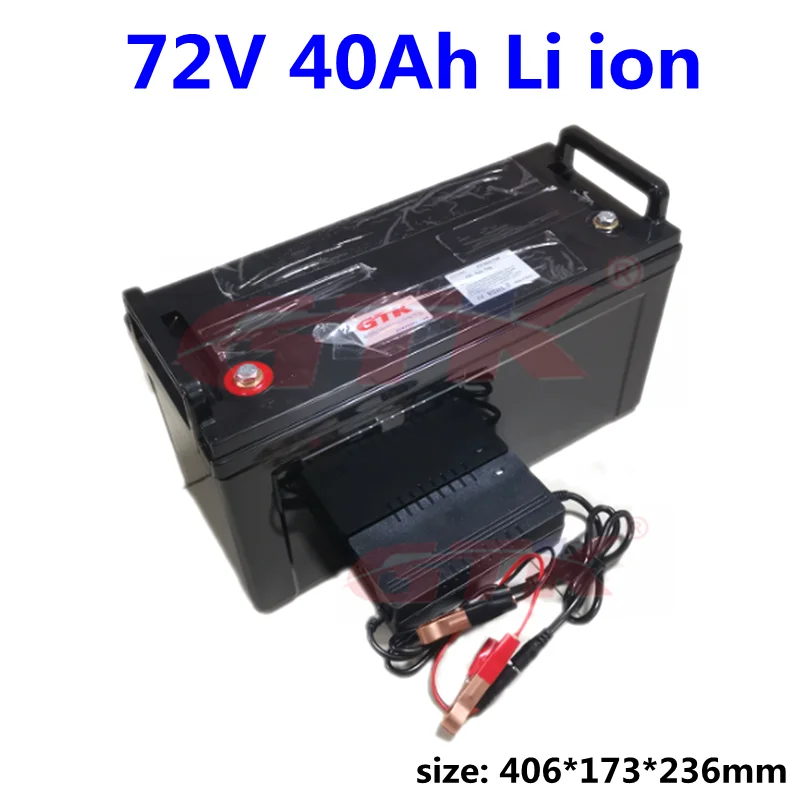 72V 40AH литий ионный аккумулятор электрический скутер мотоцикла фара для