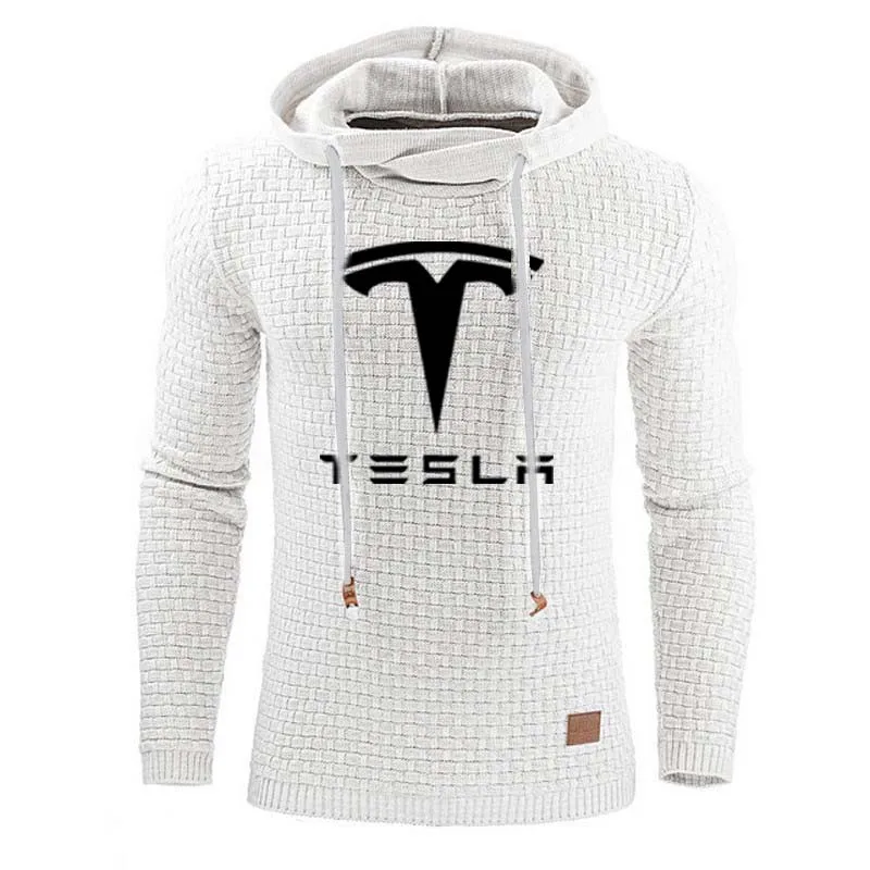 

2021Hoodies Men Tesla Car Logo Print Sweatshirt Spring Autumn Men Hoodies Sportswear hip hop harajuku Casual Hoody tracksuit