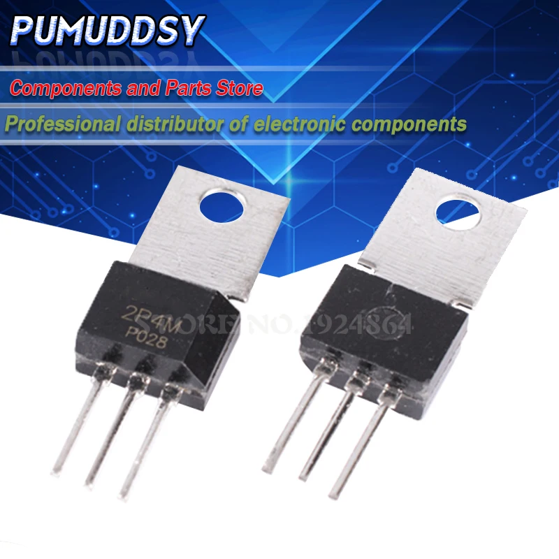 10 шт. 2P4M SCR Тиристоры 2A 500V TO-202 посылка IC | Электронные компоненты и принадлежности