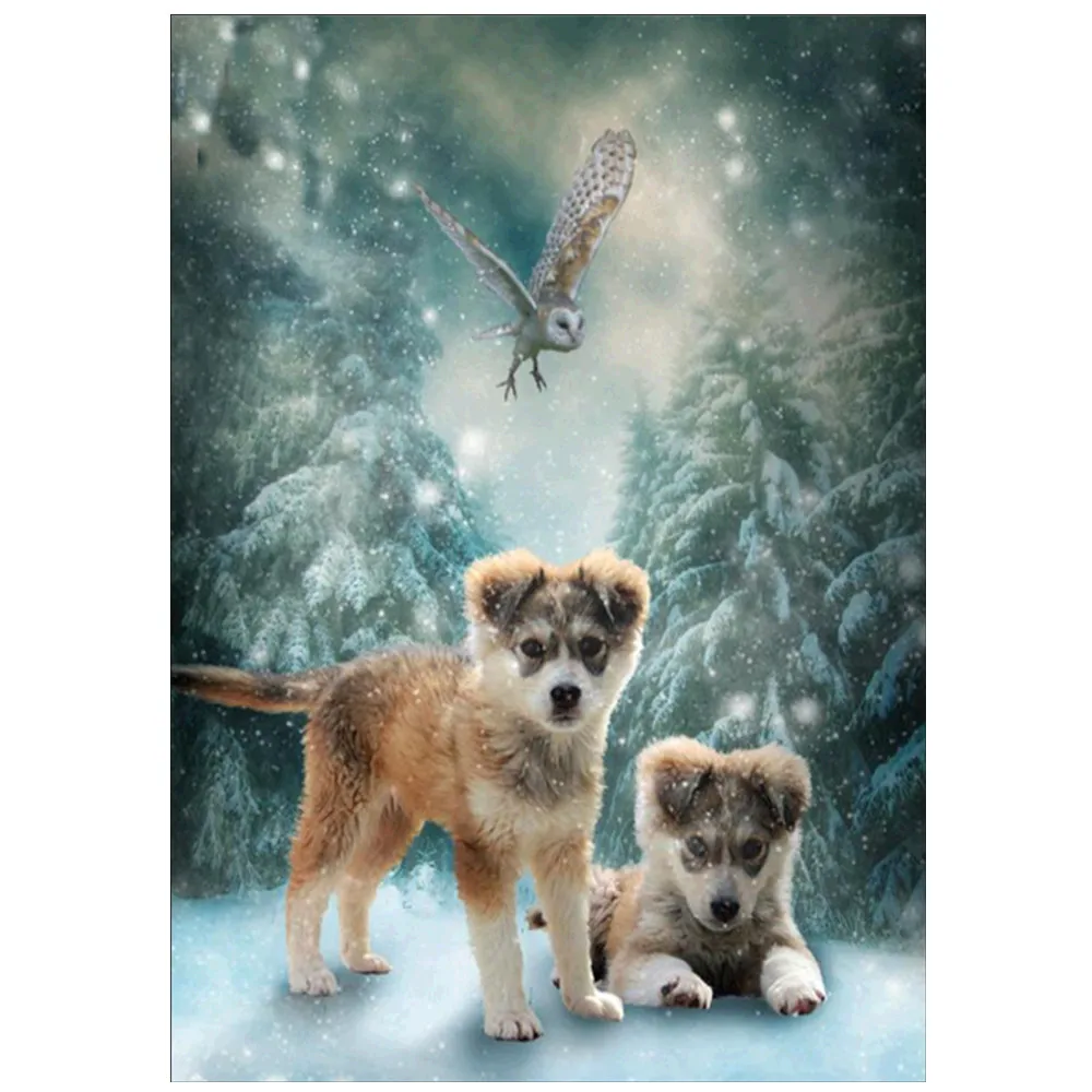 Набор для алмазной вышивки сделай сам животное пейзаж узор украшение дома 5D