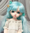 Новое поступление 13 14 16 18 модные волнистые волосы высокотемпературный парик для шарнирной куклы