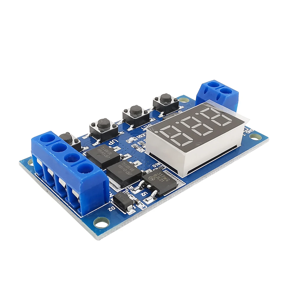 1Pcs DC 12V 24V LED Light Digital Time Delay Relay Trigger Cycle Timer Switch Circuit Board Timing Control DIY Module | Обустройство