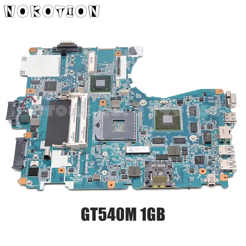 

NOKOTION V081_MP_MB MBX-243 MAINBORD For SONY VPCF23 VPCF series Laptop motherboard HM65 DDR3 GT540M 1GB
