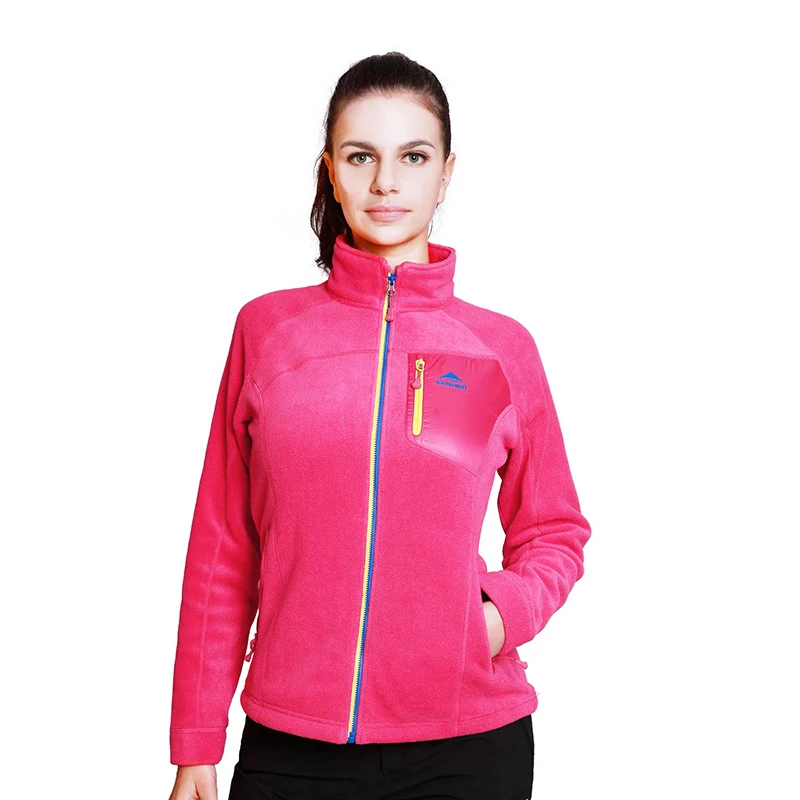 Уличные походные флисовые куртки ROYALWAY женские осенне зимние теплые с воротником