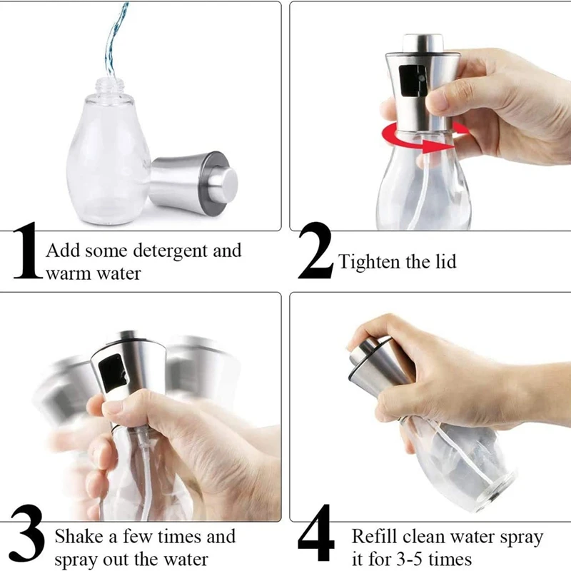 Распылитель оливкового масла для приготовления пищи распылитель многоразовый