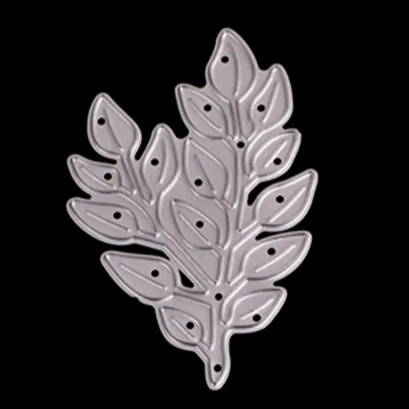 2021 новые листья металлический Трафаретный вырубной штамп трафарет для
