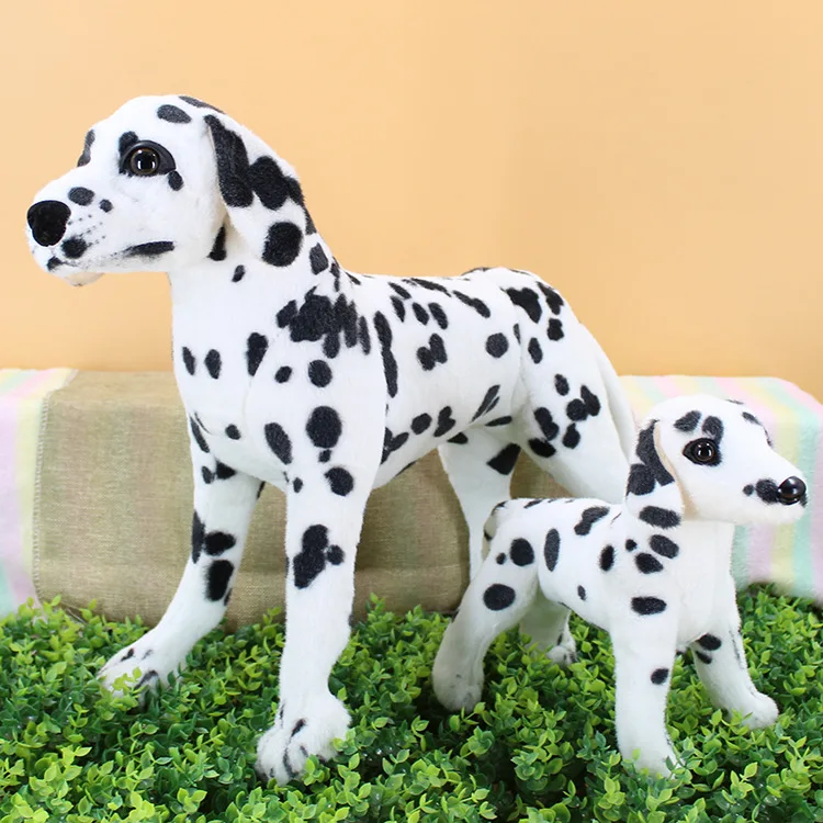 

Simulation Dog Real Life Stuffed Plush Dog Toy Doll Photo Drama Flower Dog Bar Bracket Independent Standing Dog Birthday Gifts