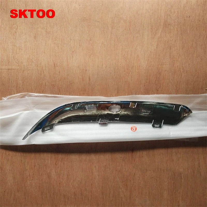SKTOO For Chrysler 300C headlights on the front bumper trim panel large lighting board bright stripe accessories | Автомобили и
