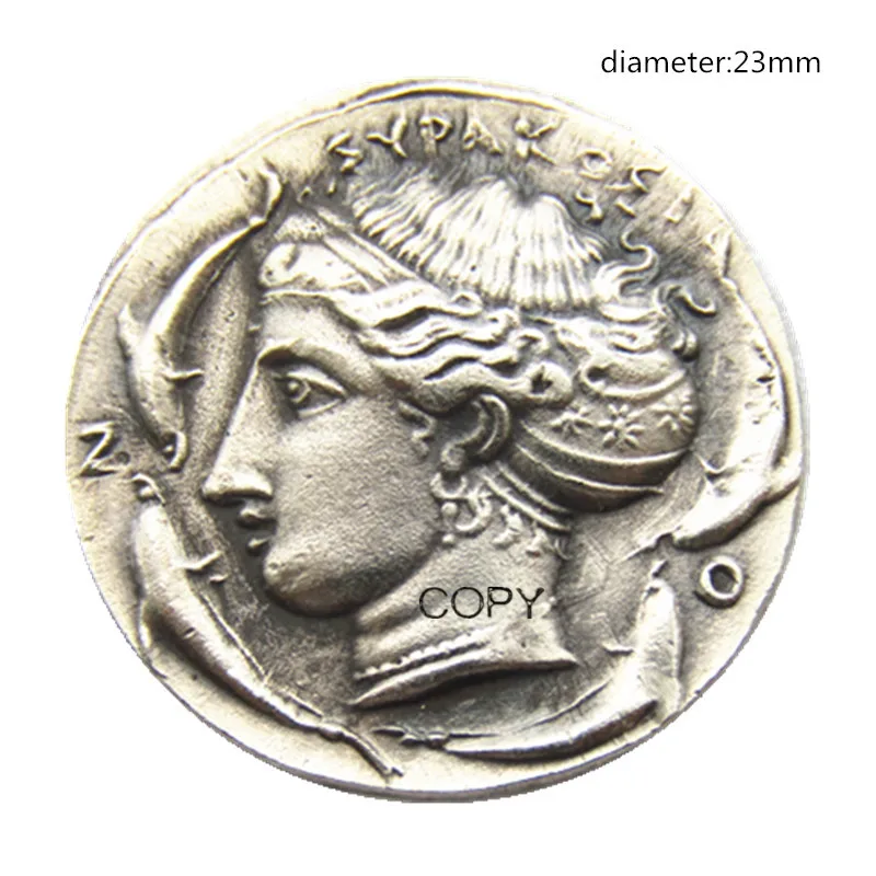 

G(56)Greek Ancient Silver Plated Copy Coins