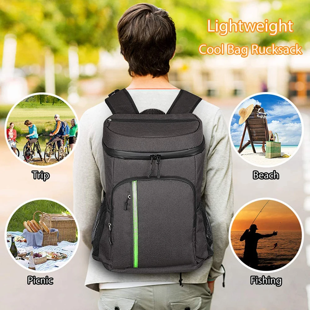 Крутая сумка 30 л рюкзак с изоляцией большой емкости легкие водонепроницаемые