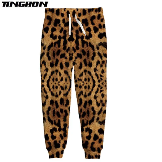 Женский/мужской спортивный костюм с леопардовым принтом |