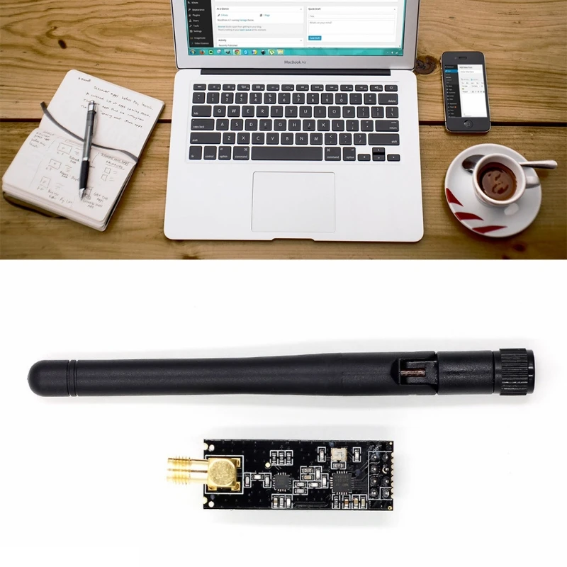 

2pcs NRF24L01+PA+LNA Wireless RF Transceiver Module 2.4G 1100m with Antenna in Antistatic Foam