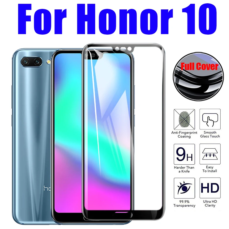 Защитное стекло honor 10 для huawei honer защитное huavei hono 10honor пленка tremp huaweyy hd