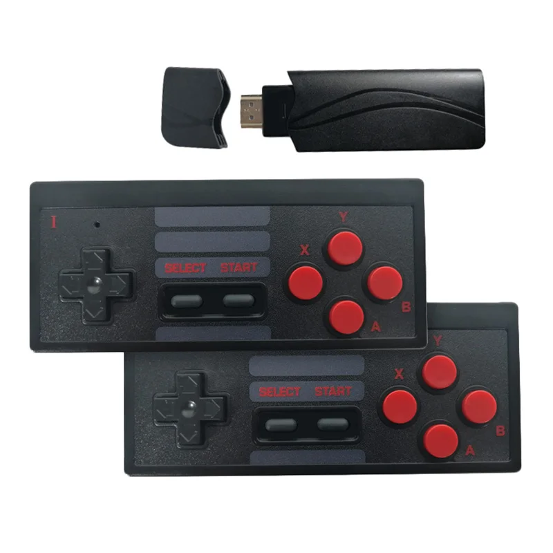 USB Беспроводная портативная ТВ игровая консоль встроенный 628 Классическая игра 8