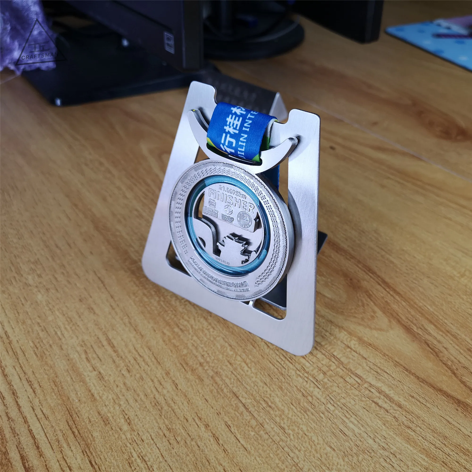 Спортивная медаль золотых медалей полка для демонстрации марафона вешалка | Дом