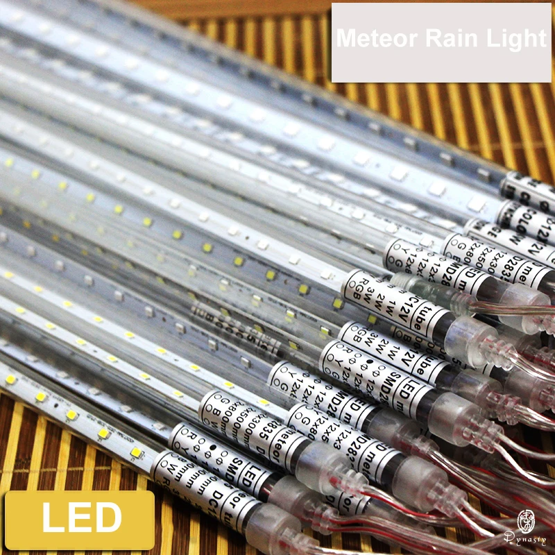 Метеорная лампа напольная линейная трубка со светодиодной лентой 30/50/80 см