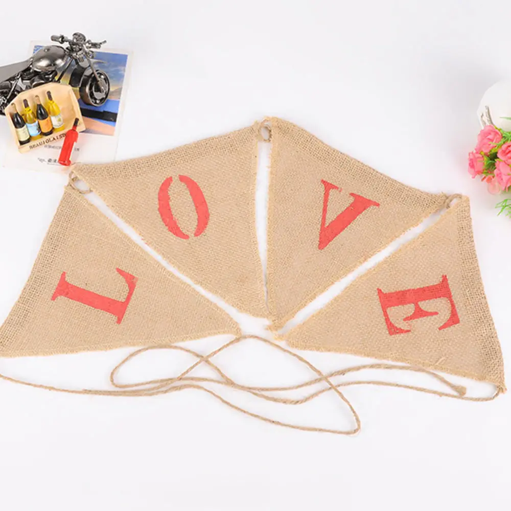 

Wedding Holiday Festival Party Hanging Bunting Banner Flags Decoration Ornament