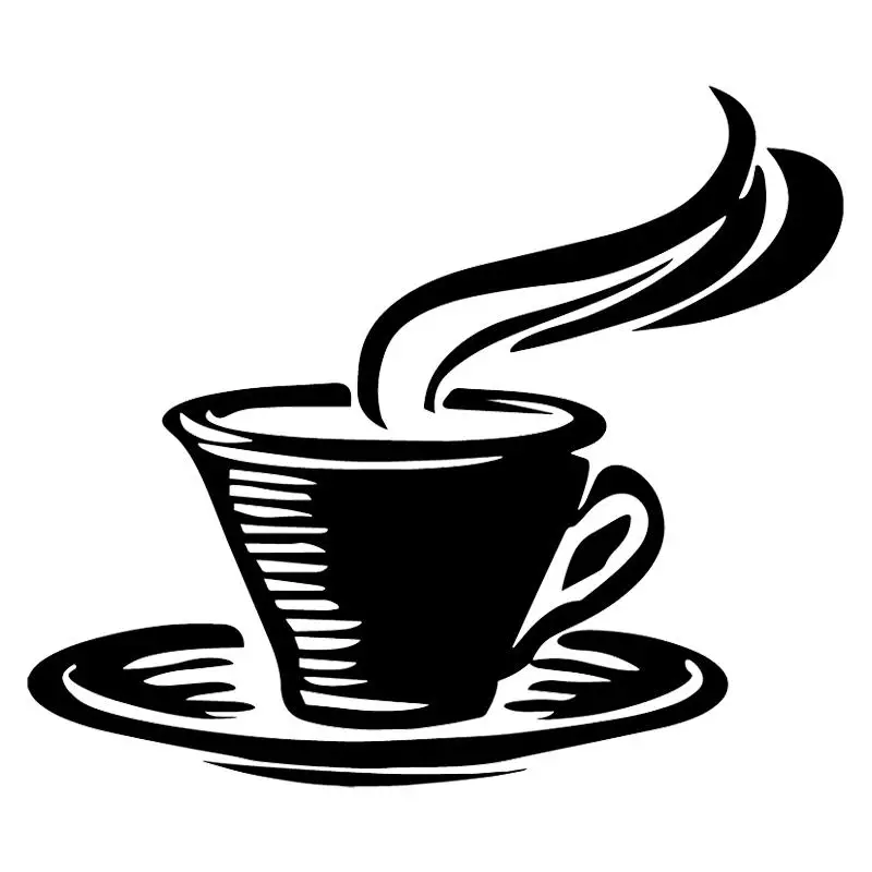 

Small Town 16X13.8CM Coffee Cup Cartoon Car Sticker Whole Body Decoration Accessories C25-0405