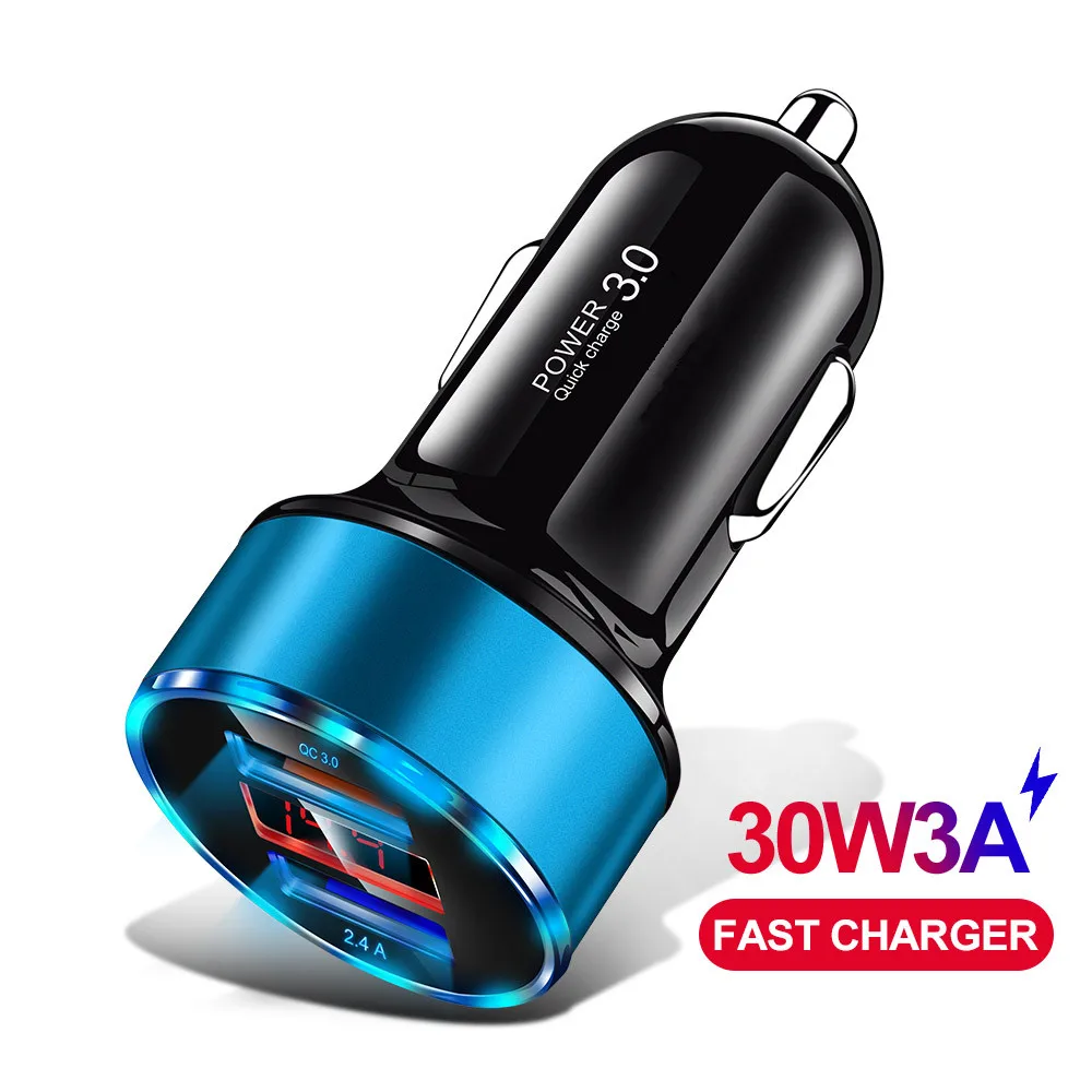 3 А Быстрая зарядка 4,0 3,0 USB Автомобильное зарядное устройство для iPhone samsung Xiaomi автомобильное зарядное устройство Быстрая QC 3,0 QC 4,0 зарядное устройство для мобильного телефона USB