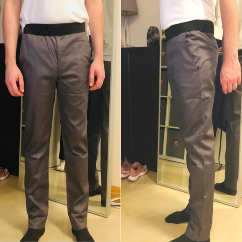 

High Quality Men Chef Pants Hat Kitchen Restaurant Baking Cooking Work Clothes Food Service Cozinha Hotel Work Wear Chef Bottoms