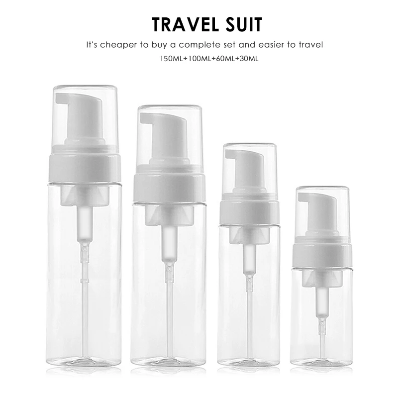 Дорожный фотовспениватель с емкостью для жидкости 30/60/100/150 мл | Красота и здоровье