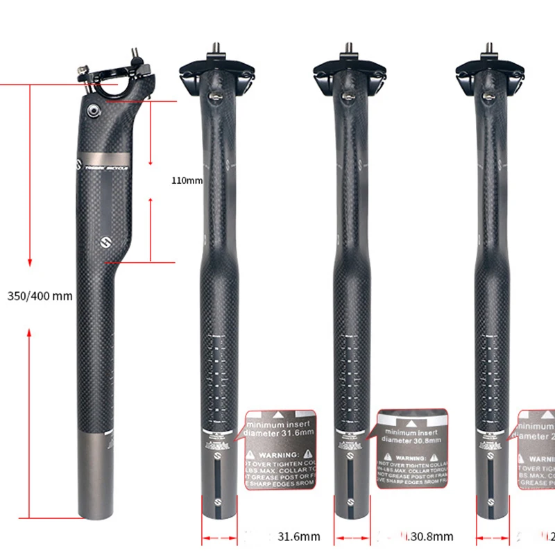 TOSEEK Bicycle Mountain Bike подсидельный штырь Сверхлегкие аксессуары для велосипеда