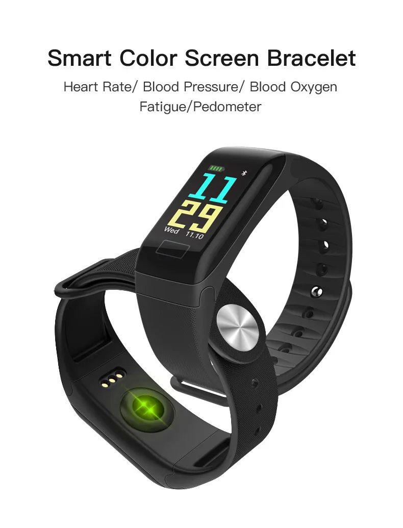 696 цветной экран водонепроницаемый F1 плюс умный Браслет Интеллектуальный