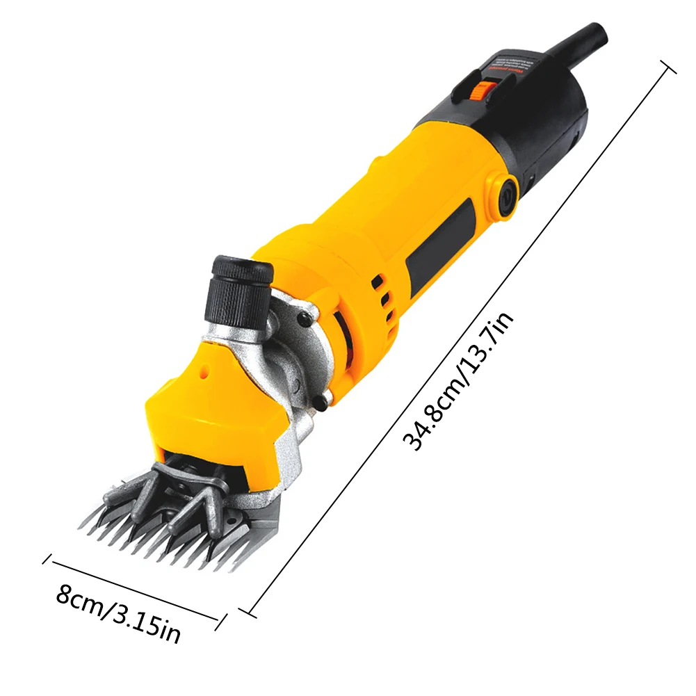 

1000W Pet Electric Sheep Clipper Hair Shear 6-Speed Setting Comfort Electric Sheep Trimmer For Horses Sheep Goats Long-hair Dogs