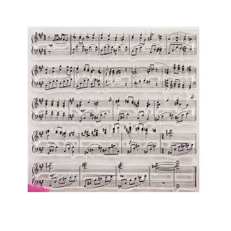

Clear Silicone Rubber Seal Stamp For DIY Album Scrapbooking Photo Card Decor